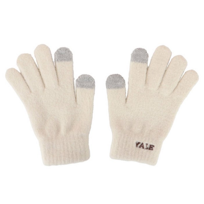 YALE 아동용 겨울 니트 스마트폰 터치 장갑 YL0028