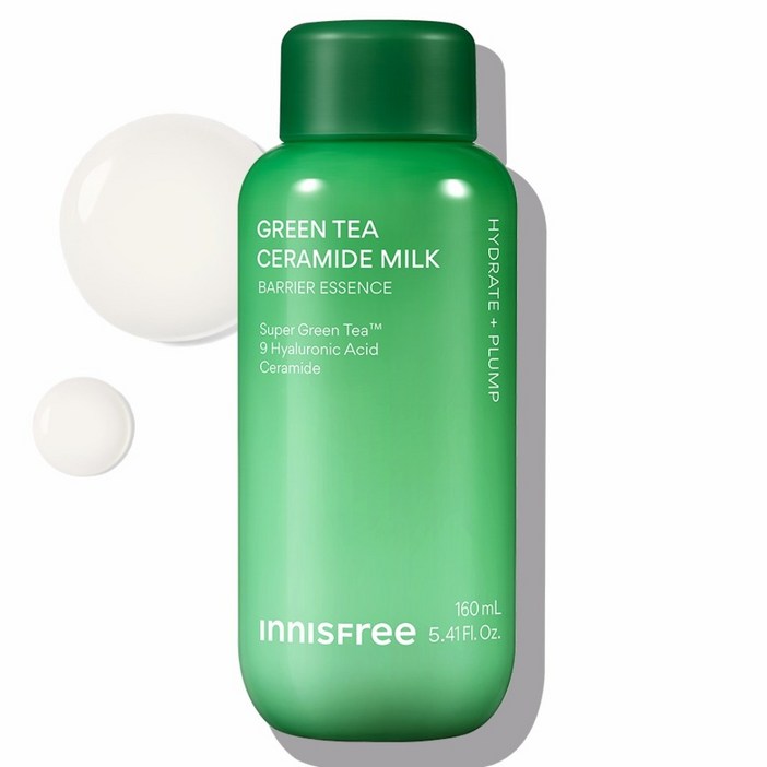 이니스프리 그린티 세라마이드 밀크 에센스, 1개, 160ml