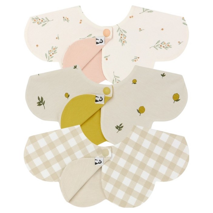 코니 유아용 리버서블빕 턱받이 3종 세트