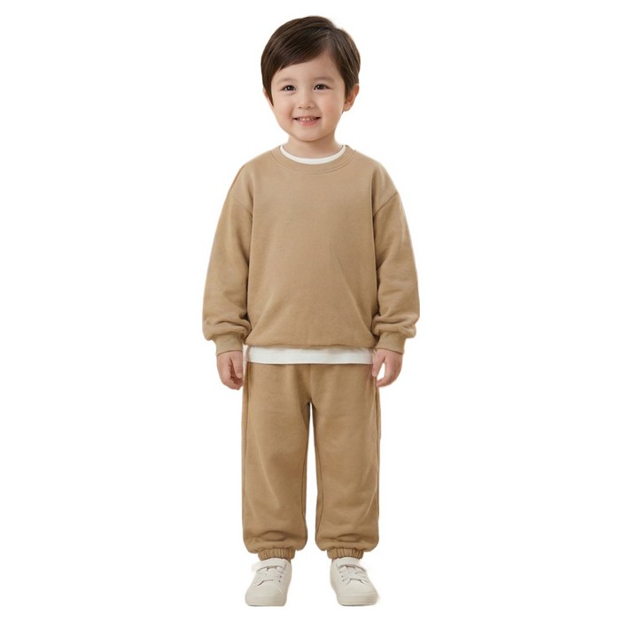 리틀래빗 컬러봉봉 무지 상하의 세트