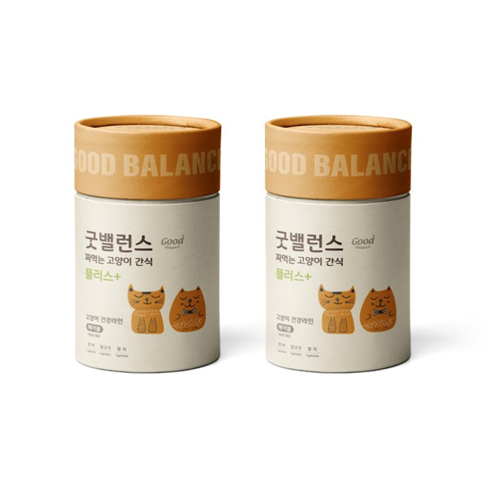 굿밸런스 고양이 짜먹는 간식 건강라인 헤어볼 참치 20p + 연어 20p + 닭고기 20p 세트