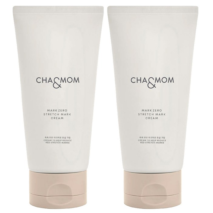 차앤맘 마크제로 튼살 크림, 150ml, 2개