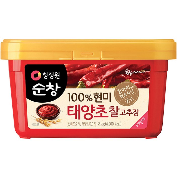 청정원순창 100 현미 태양초 찰고추장