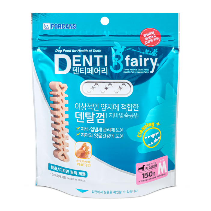 덴티페어리 반려견 덴탈껌 M 중소형견용