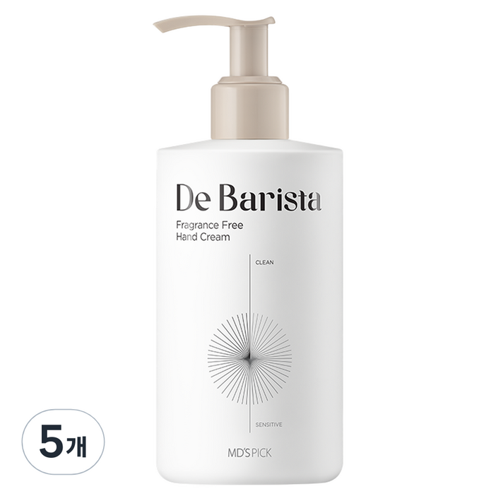 엠디스픽 드 바리스타 핸드크림 무향, 300g, 5개