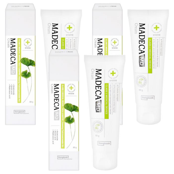 동국제약 마데카 MD 크림, 3개, 80g