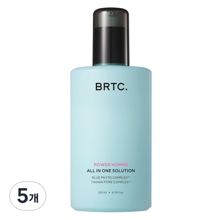 비알티씨 파워 옴므 올인원 솔루션, 200ml, 5개