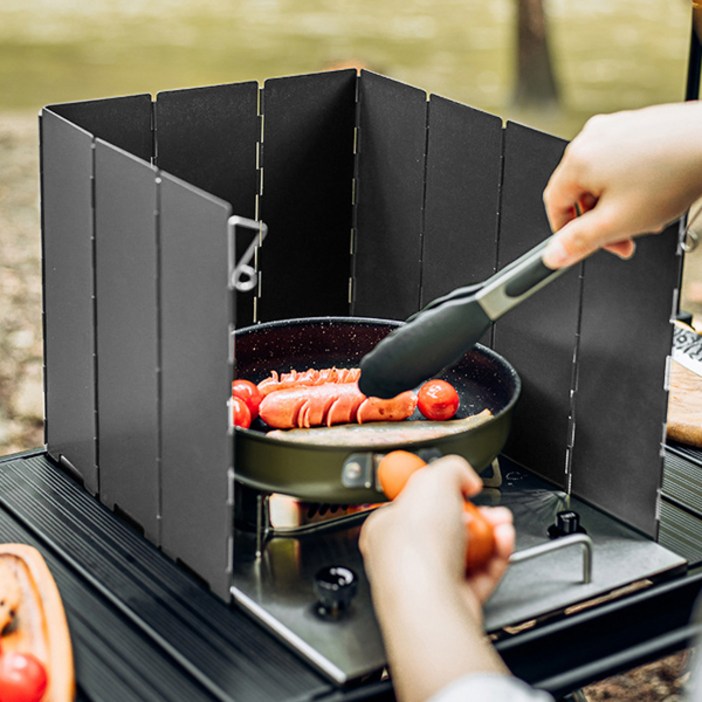 와이에스컴퍼니 캠핑 접이식 버너 바람막이