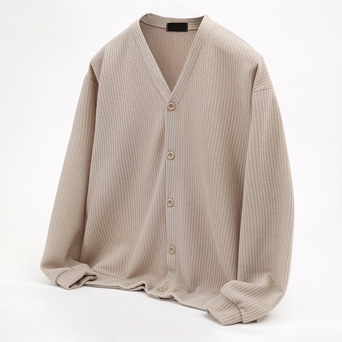 해리슨 남성용 오버핏 클래식 V넥 코듀로이 가디건 HA-1002 MMO1002