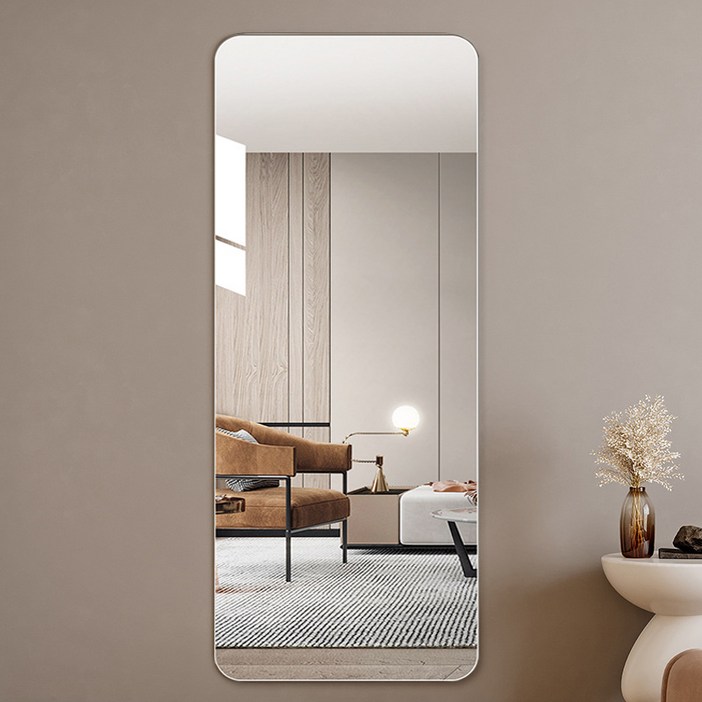 로렘 2mm 고급형 붙이는 아크릴 전신거울 120cm, 단일색상