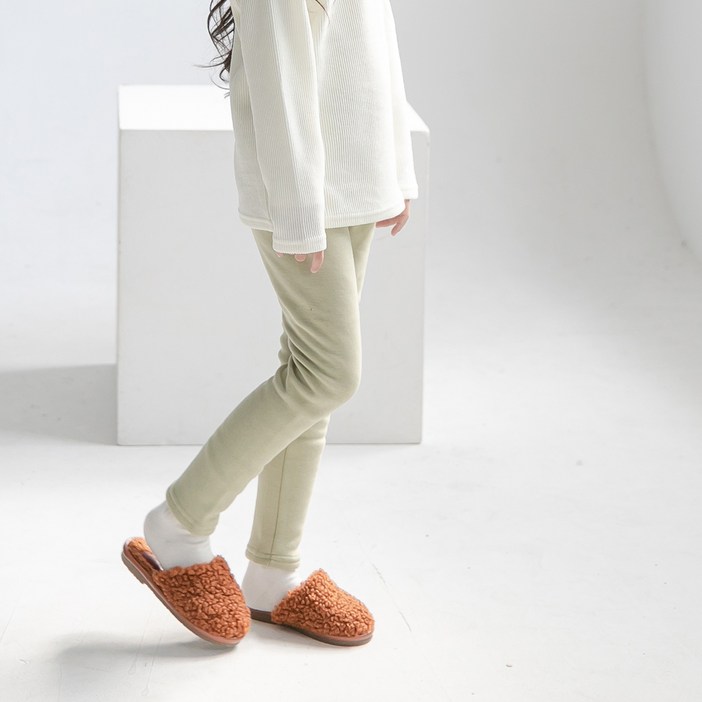 아동용 데일리 밍크 기모 레깅스