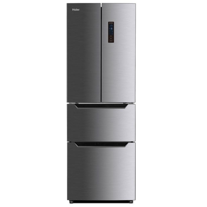 하이얼 프렌치 4도어 세미빌트인 인테리어 양문형 냉장고 291L 방문설치, 메탈실버, HRM351MNM 20230603