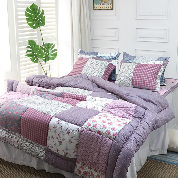 라라패치 30수 광목면100% 차렵이불, 싱글(S)/퀸(Q)