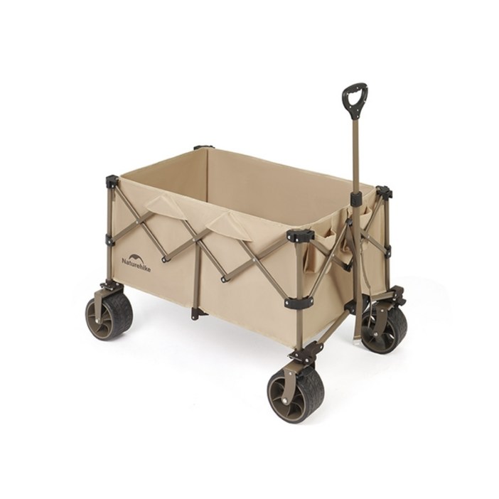 네이처하이크 JL 루빅스 큐브 웨건 M 접이식 캐리어 카트 수레, 카키베이지