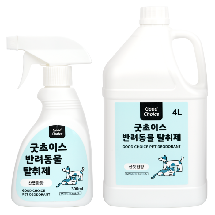 굿초이스 반려동물 탈취제 대용량 산뜻한향