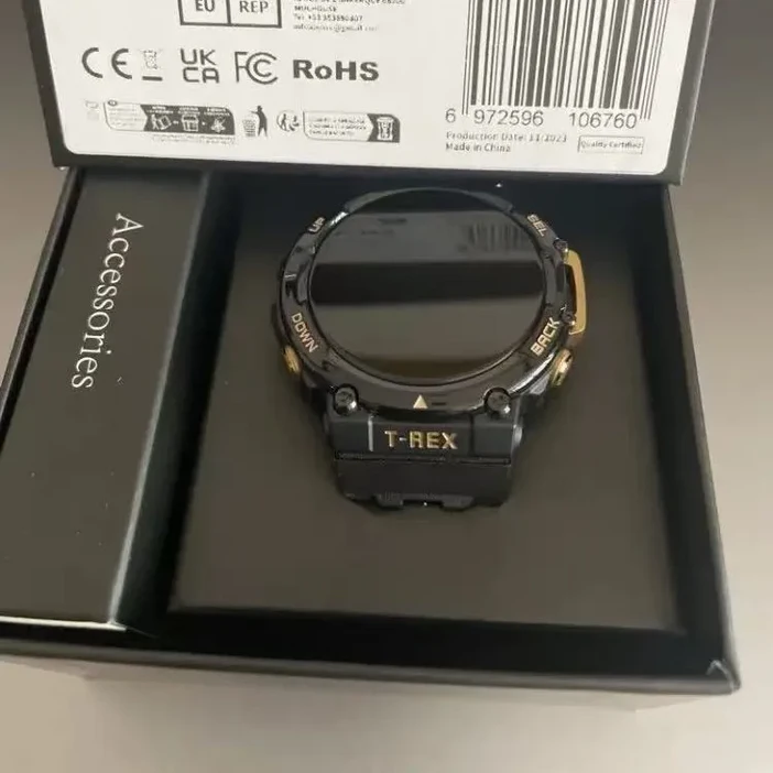 영문 버전  아마즈핏 T 렉스 2 스마트워치 24일 배터리 수명 견고한 야외 GPS TREX