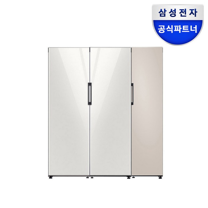 삼성전자 비스포크 키친핏 냉장고 RR39A7695AP RZ32A7665AP RZ24A5660AP 1도어 세트 메탈쿨링 코타화이트 단일색상, ., RAC00K1DAA