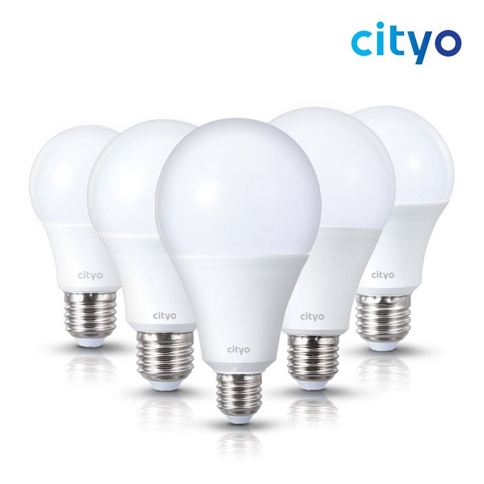 씨티오 LED 전구 램프 벌브 8W 10W 12W 15W 20W 주광색 전구색, 1개, 주광색하얀빛 12W