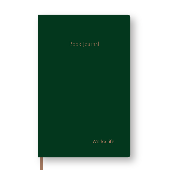 웍스라이프 북저널Book Journal, 하드커버, 1개, 그린우드Green Wood