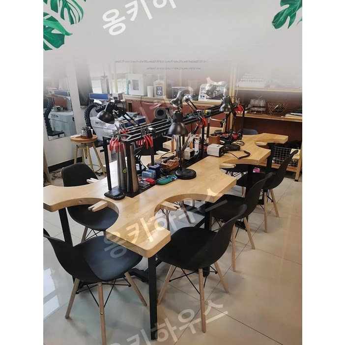 8인용 세공 책상 테이블 금속공예 작업대 공방 대형