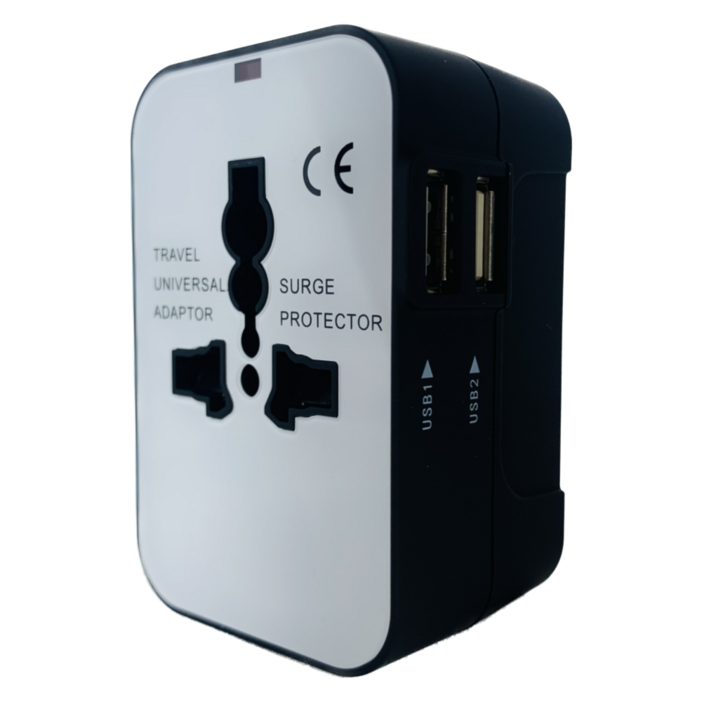 HnET 멀티변환어댑터 올인원 돼지코 해외용, 1개