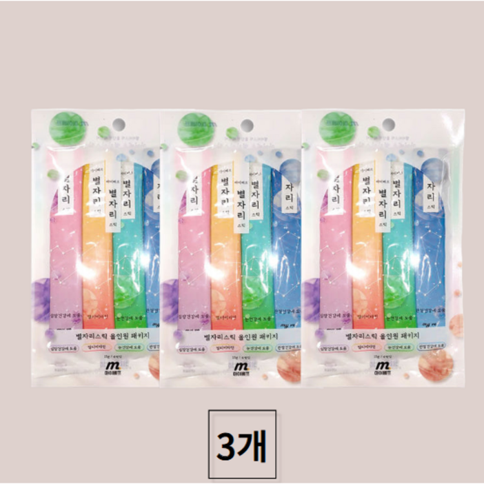마이베프 별자리스틱 고양이 짜먹는 간식 60g 3개세트(총3개)