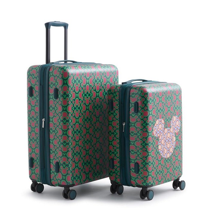 Vera Bradley 디즈니 하드사이드 2피스 수하물 세트 미키 마우스 만화경 멀티