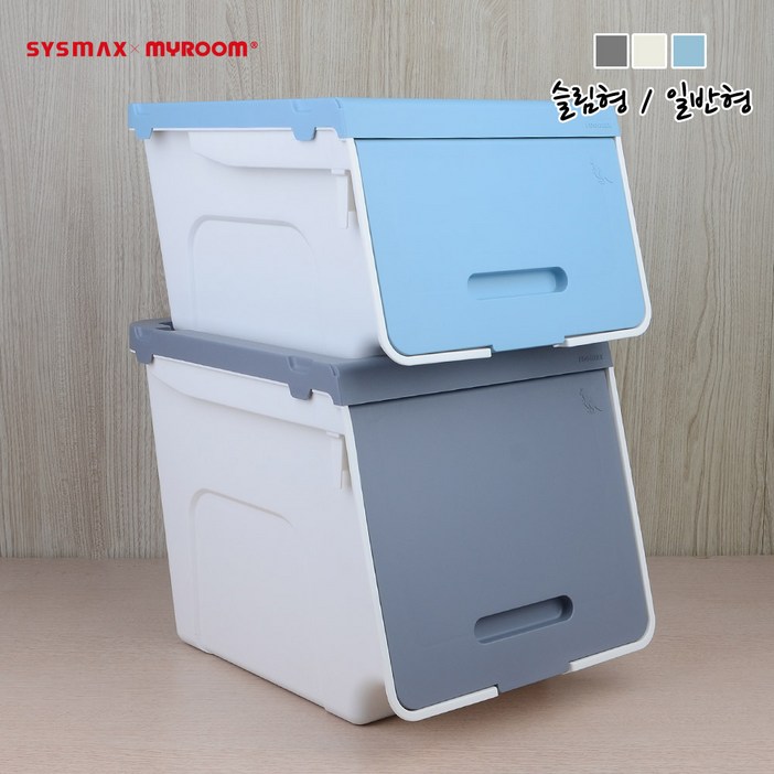 루맥스 슬라이딩 리빙박스, 그레이, 1개