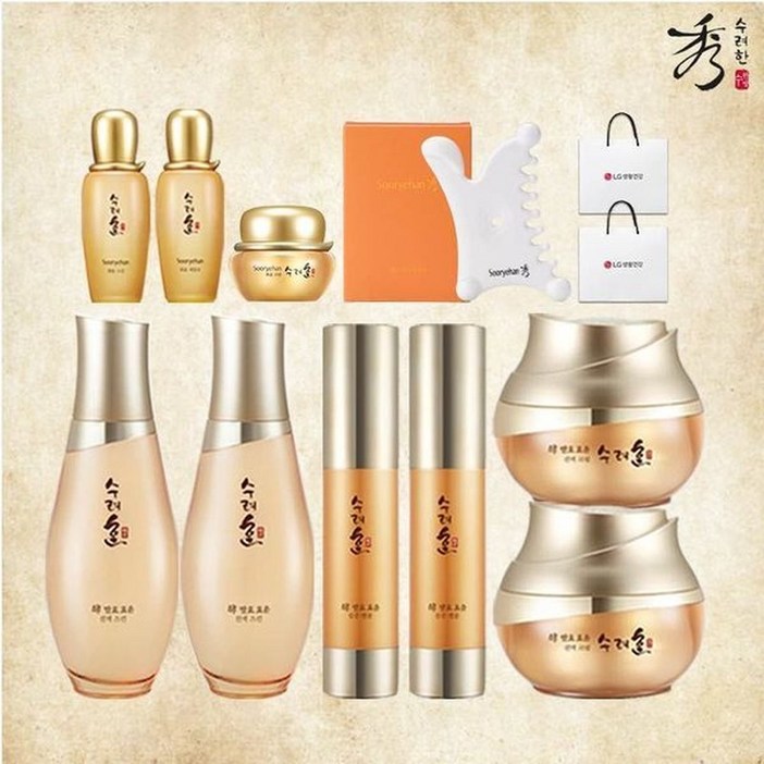 수려한 발효 효윤 3종스킨크림앰플X2화윤 3종토너에멀전크림괄사쇼핑..35463812