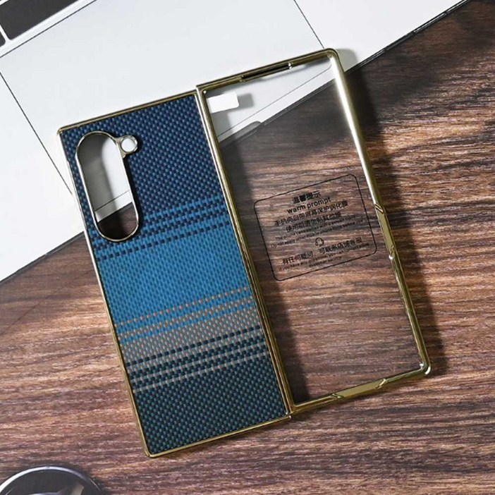 갤럭시 폴드7 F966 폴드6 폴드5 고급 도금 탄소섬유 필름일체형 휴대폰케이스