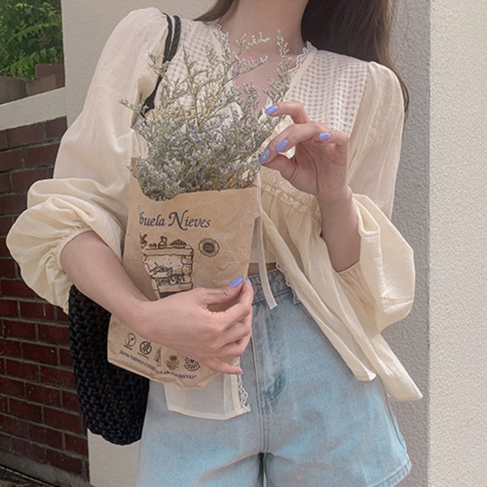 메이빈스웨덴 리본 블라우스NEW 컬러 메이빈스웨덴 리본 블라우스NEW 컬러