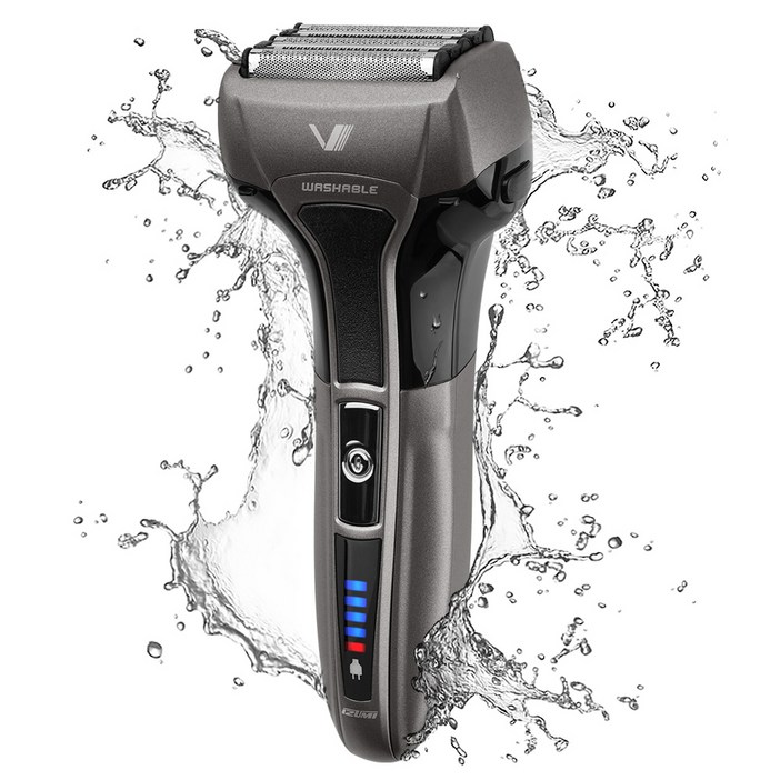 이즈미 5중날 전기면도기 아이언쉐이버 IKS-6150, 메탈그레이+블랙