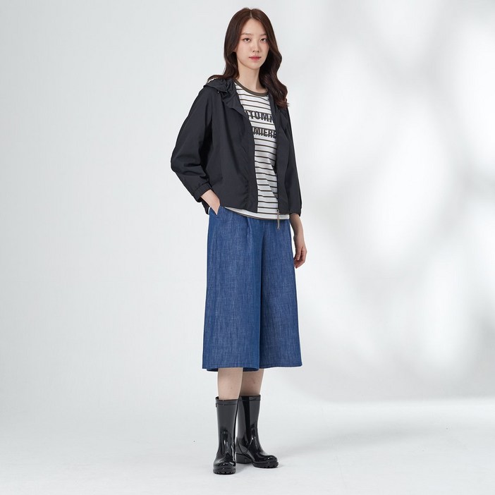 기비 GIVY G 플라워 데님 팬츠 GY25M4FRND135DK1044386