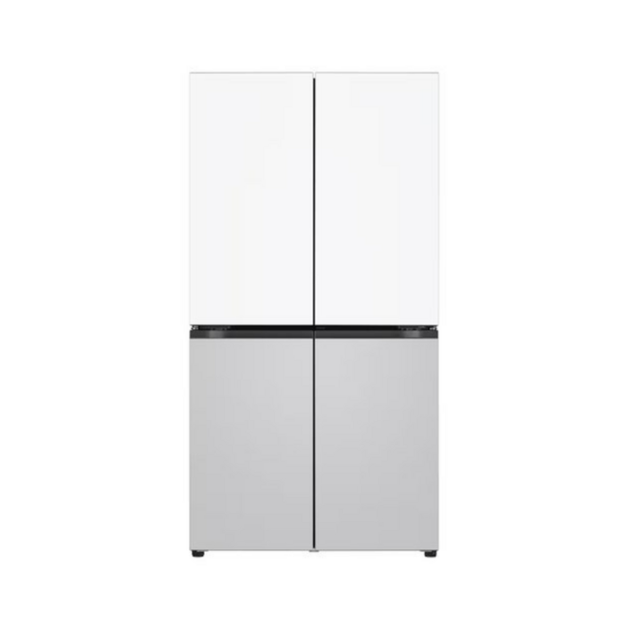 LG전자 DIOS디오스 오브제컬렉션 매직스페이스 4도어 냉장고 870L 프리스탠딩 크림화이트크림그레이T875MHR111