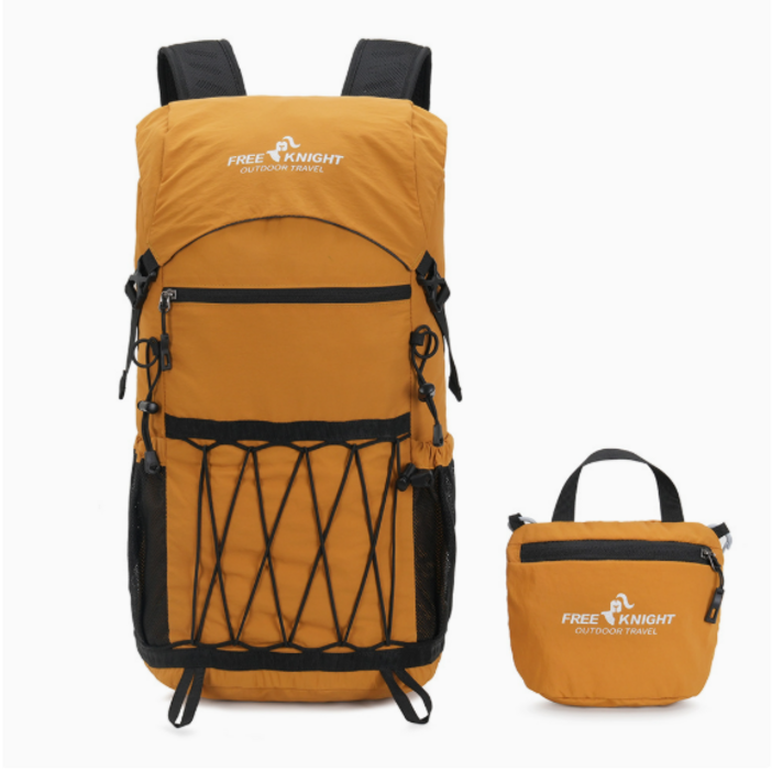 초경량 방수 등산가방 여행가방 등산배낭 백팩 30L, 라이트브라운