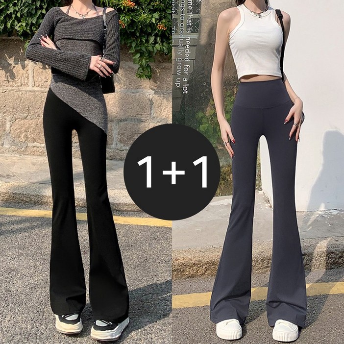 아모르주 더데일리 부츠컷 레깅스 2P 여자 필라테스 요가 헬스 운동 바지 아모르주 더데일리 부츠컷 레깅스 2P 여자 필라테스 요가 헬스 운동 바지