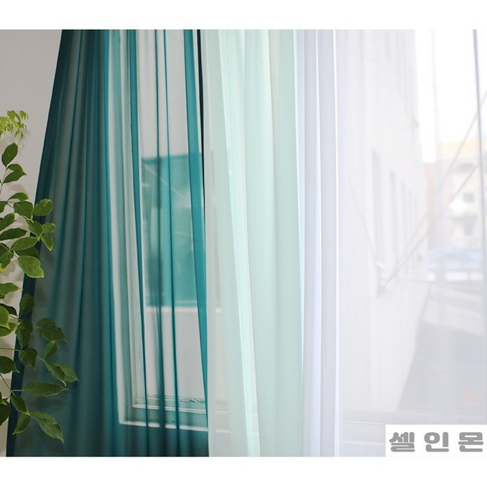 에이원데코 국내제작 쉬폰커튼, 호텔식시폰커튼