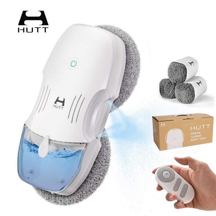 HUTT 창문 로봇청소기 자동 분수 초강흡입력 리필걸레세트, C6SE HUTT 창문 로봇청소기 자동 분수 초강흡입력 리필걸레세트, C6SE