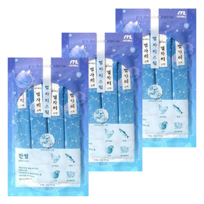 마이베프 별자리스틱 15g 4P, 3팩, 60g, 관절건강