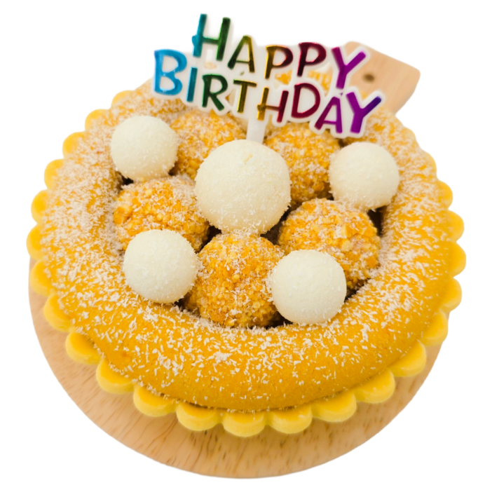 독특 수제간식 강아지케이크 치킨치즈볼 타르트 케이크 사이즈선택 대소 해피벌스데이픽포함