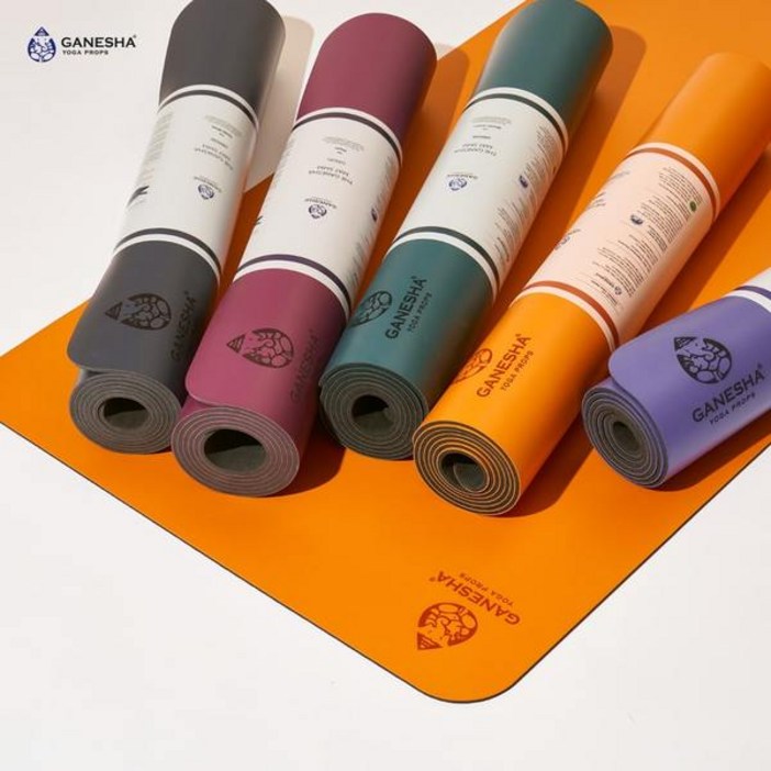 가네샤요가프랍스 매트 더 가네샤 요가 오리진 5MM, Mandarin Yellow