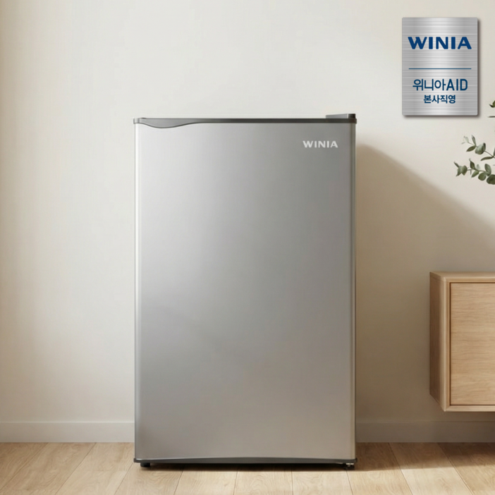 위니아 소형냉장고 93L EWRA091HEMCSO(A) 1도어 병원 오피스텔 사무실 원룸, EWRA091HEMCSO(A), 실버