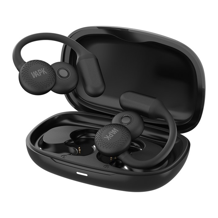 와피크 무선 블루투스 이어폰 R7 ENC 노이즈 캔슬링 C타입 귀걸이형 고음질