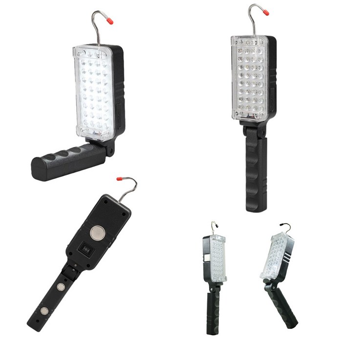 충전작업등 LED손전등 각도조절 밝기조절 랜턴 USB충전 C타입 5핀 겸용충전식, 1개