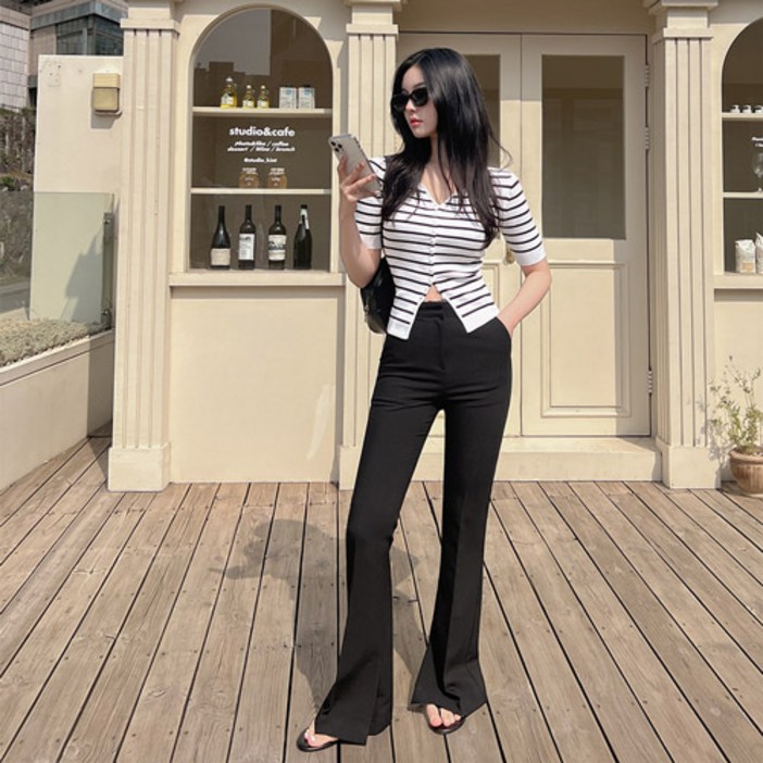 [메이빈스]코히 트임 슬랙스