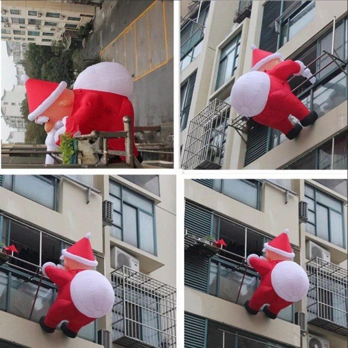 벽타는 산타 크리스마스 대형산타 성탄장식