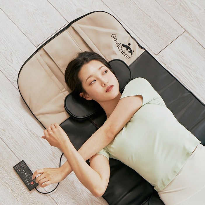 굿프렌드신수지 수면과학 전신 스트레칭 안마매트온열 블랙에디션 GTS6