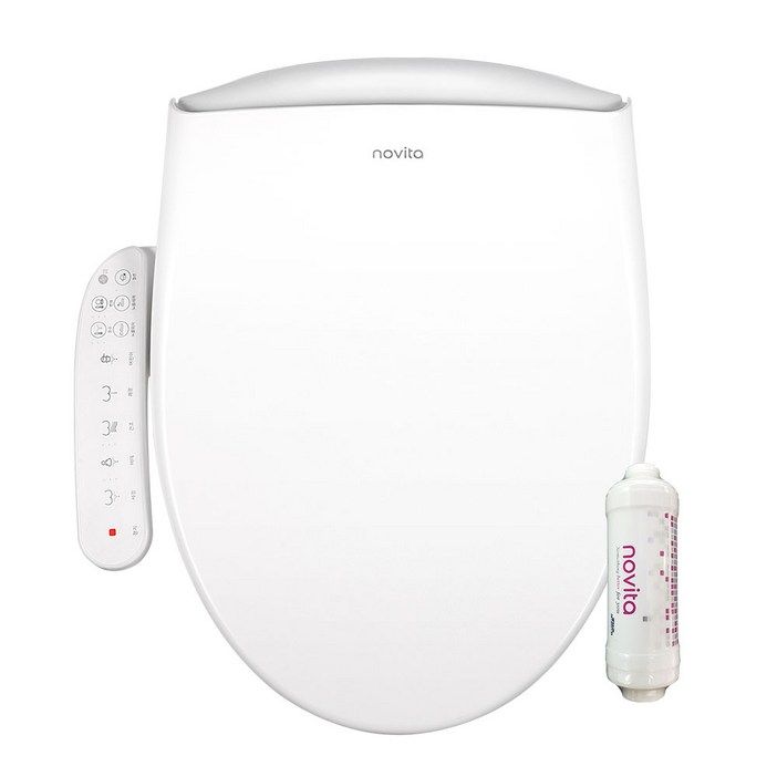 노비타 쾌정 건조 키즈 IPX5 방수비데 탈취 가능 풀스테인레스 시크릿노즐 비데 BDN441H