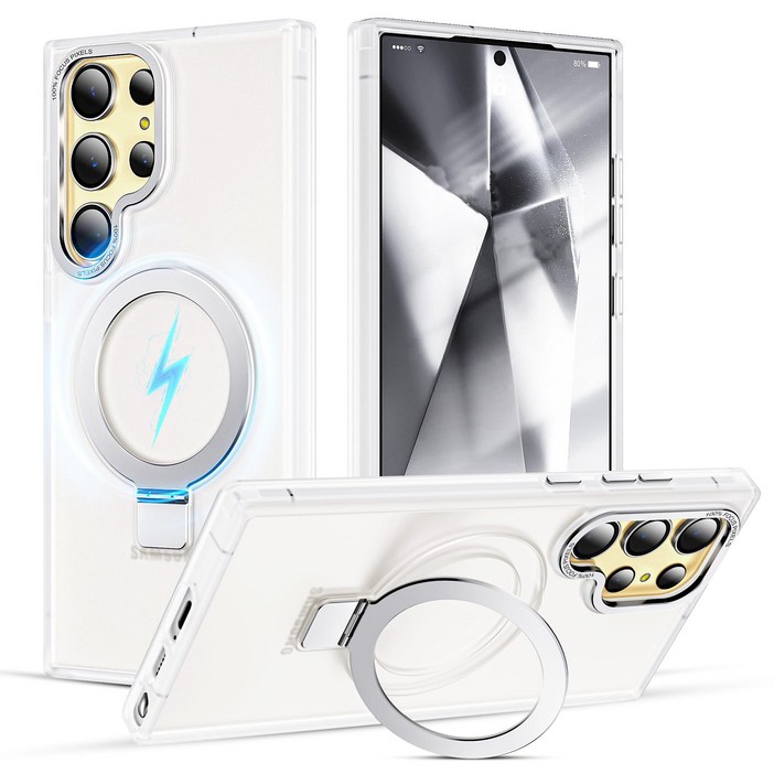 헤미션 갤럭시 S24 플러스 울트라 시리즈 맥세이프 거치대 케이스 마그네틱 무선 충전 MagSafe S24MCWS 헤미션 갤럭시 S24 플러스 울트라 시리즈 맥세이프 거치대 케이스 마그네틱 무선 충전 MagSafe S24MCWS