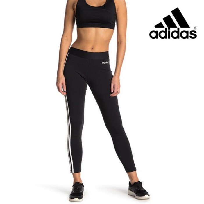 아디다스 우먼스 에센셜 3S 타이츠 레깅스 DP2389